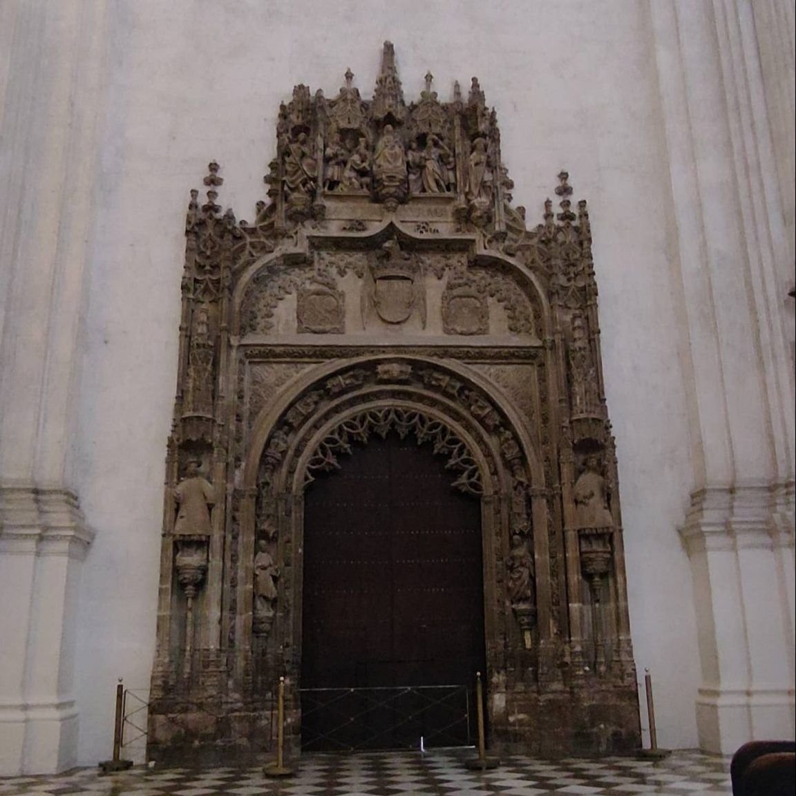 Catedral de granada. Entrada a capilla Real.