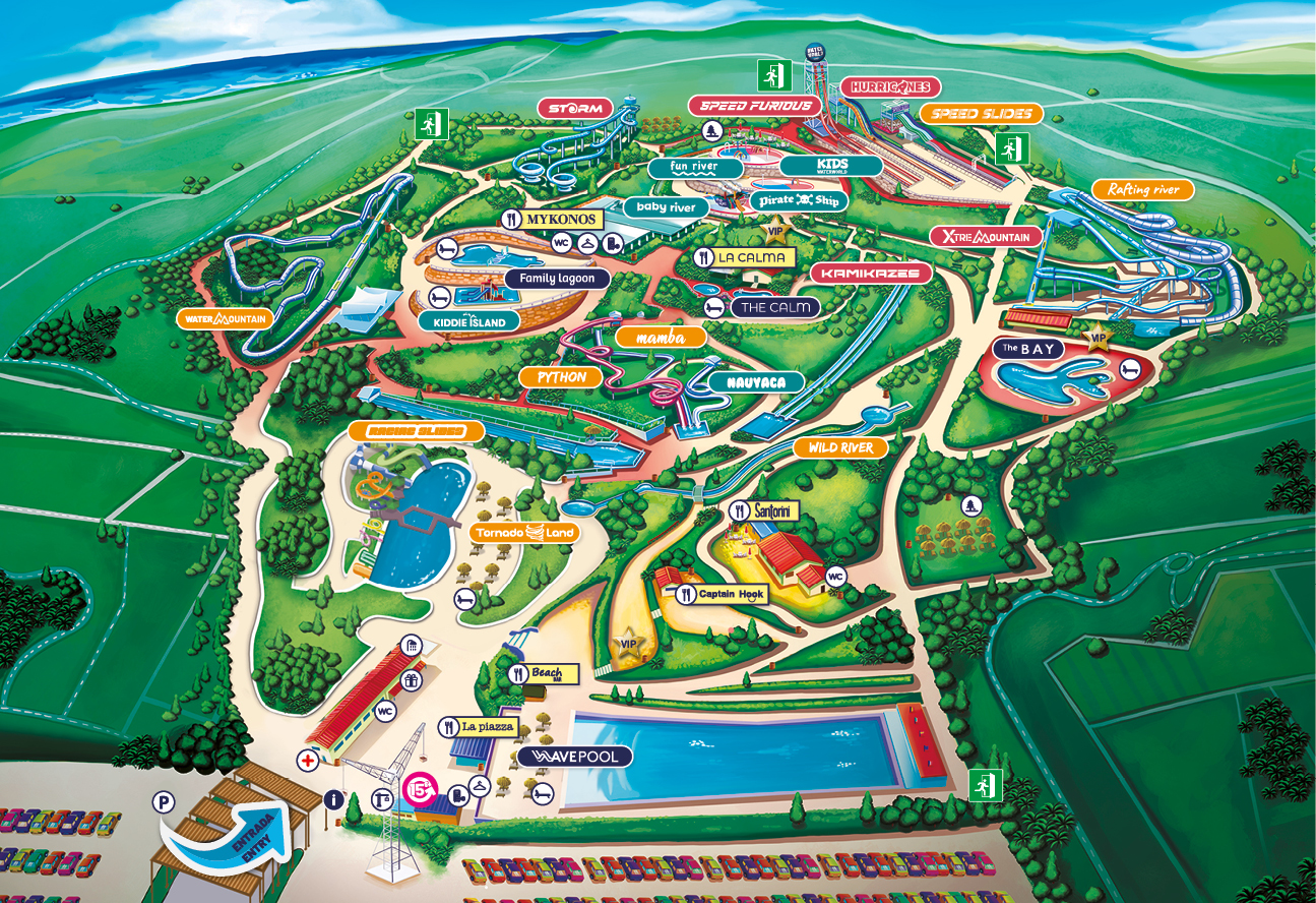 mapa waterworld 2025