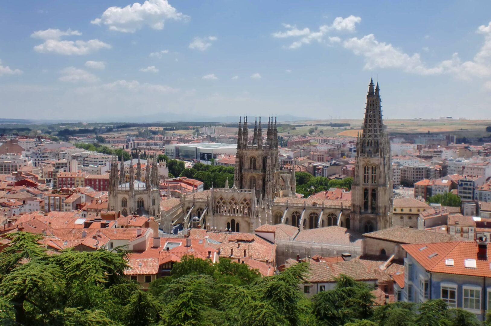Panoramica de la ciudad de Burgos desde el Castillo. 1