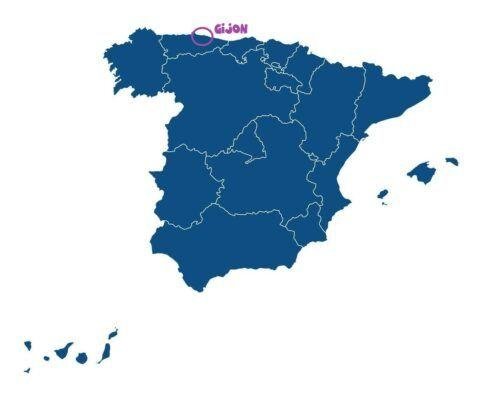 Que ver en Gijón. Ubicación.