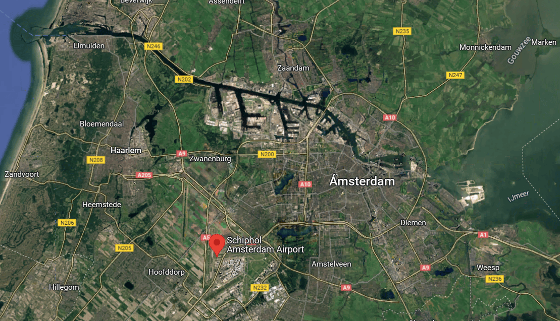 aeropuerto schiphol paises bajos