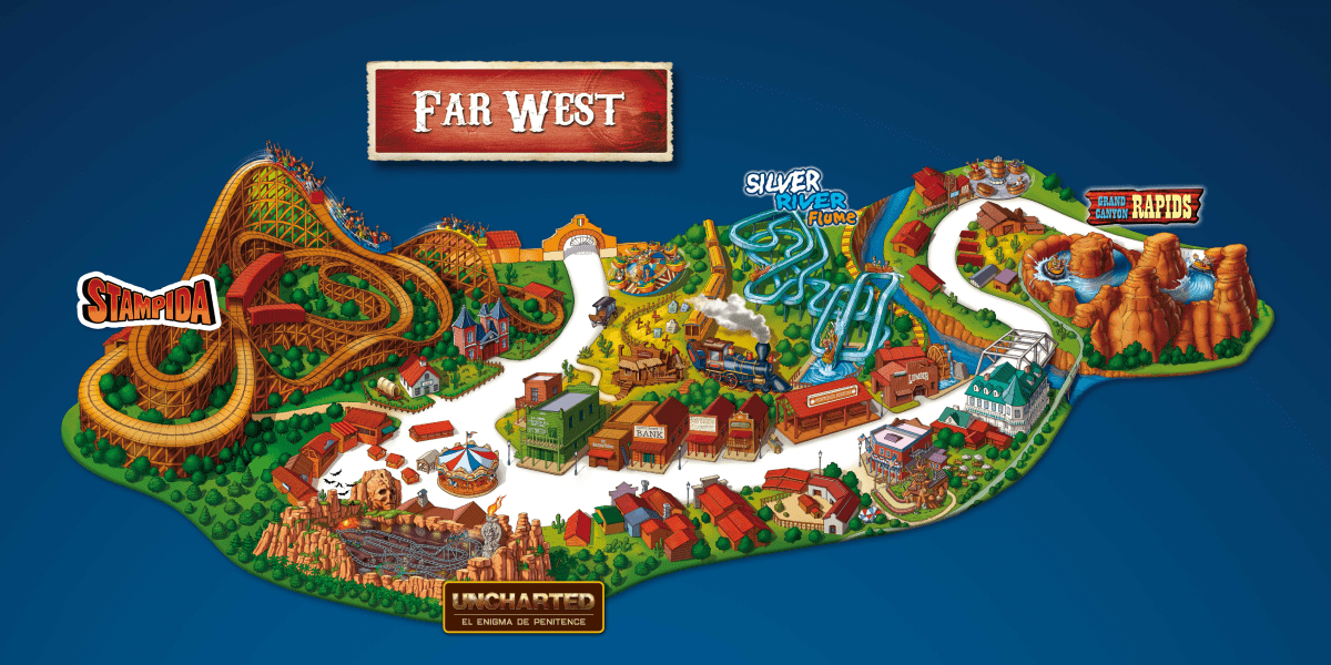 mapa far west