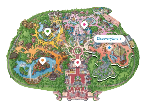 Discoveryland mapa