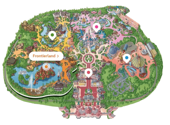 Frontierland mapa
