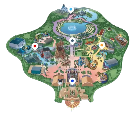 disney adventure world map