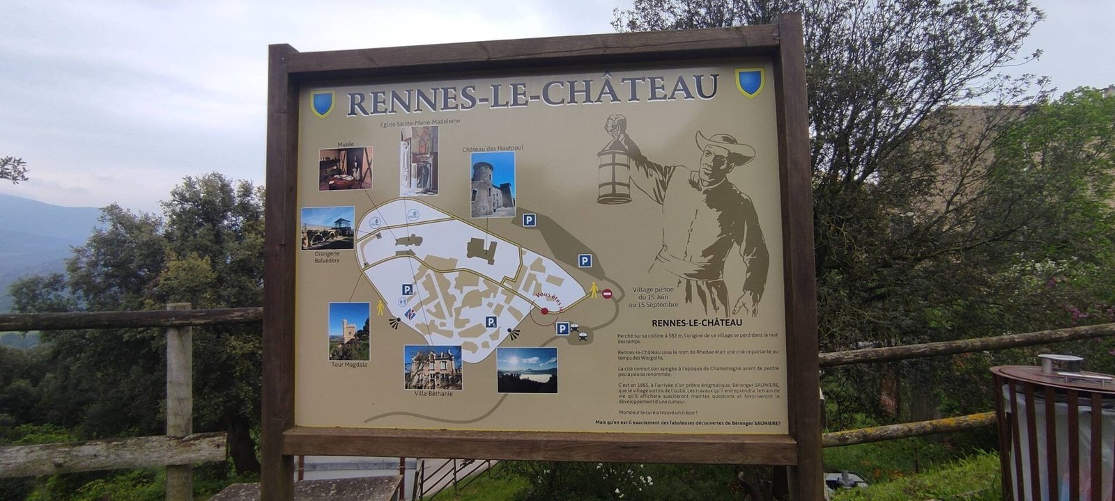 mapa Rennes le Chateau