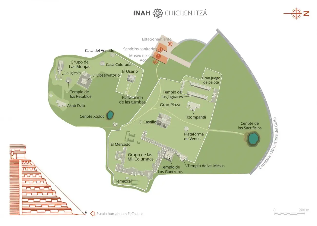 Zona arqueologica Chichen Itza