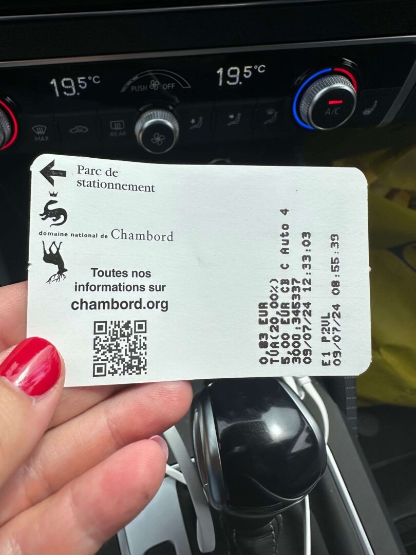 ticket parking chambord