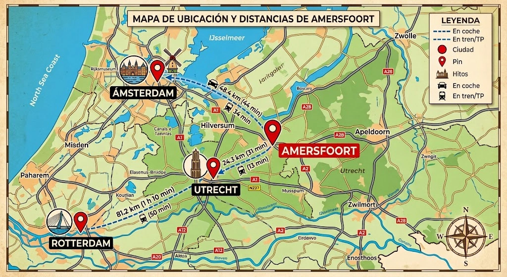 Amersfoort mapa