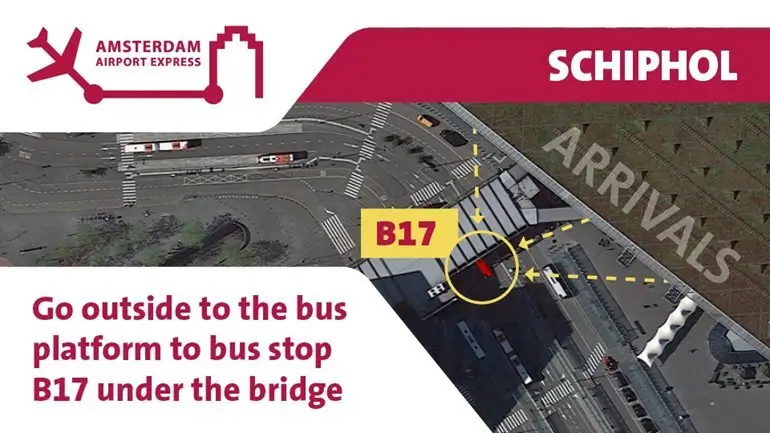 como ir del aeropuerto de Schiphol al centro de Ámsterdam.