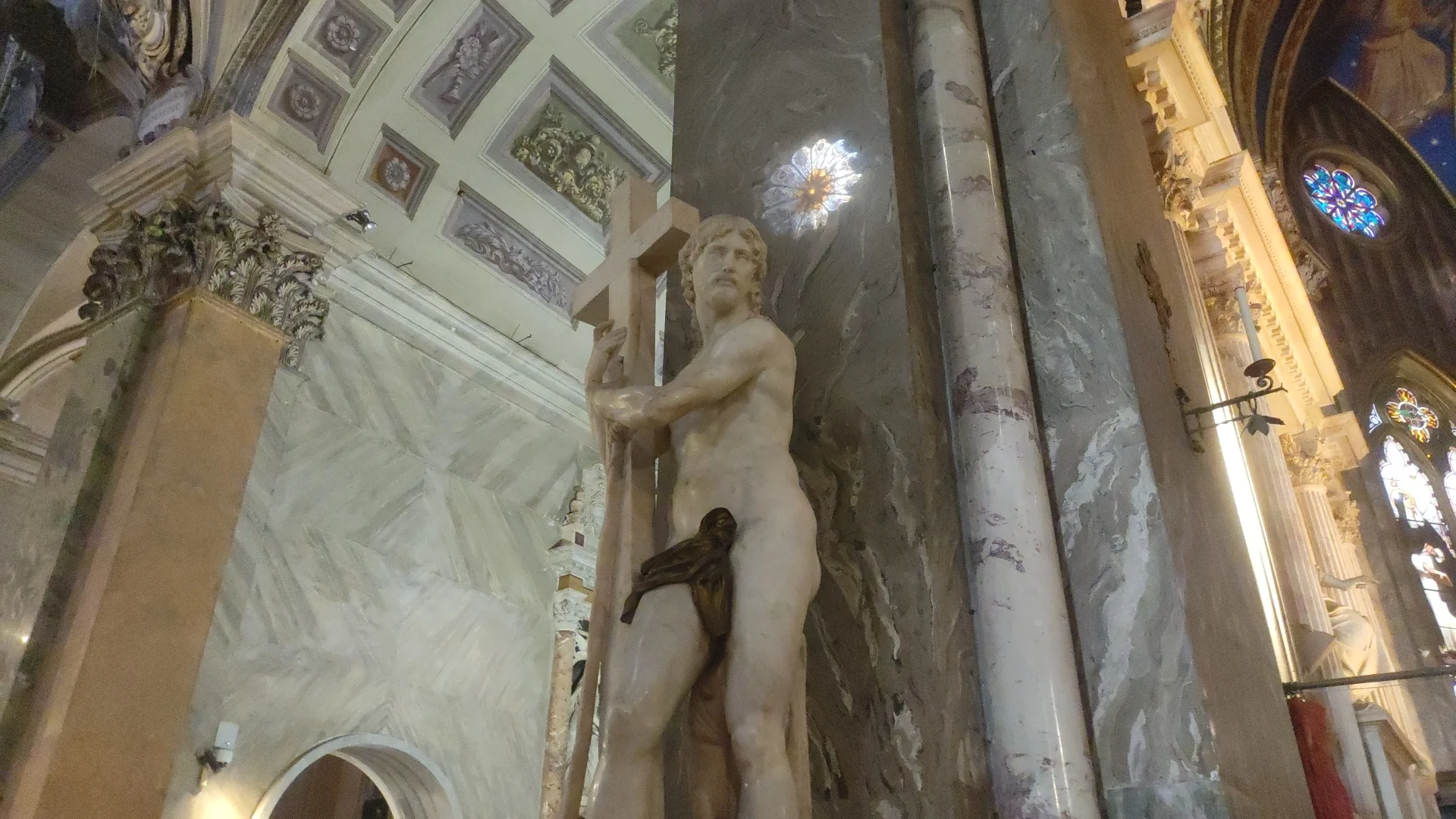 santa maria sopra minerva escultura miguel angel Roma