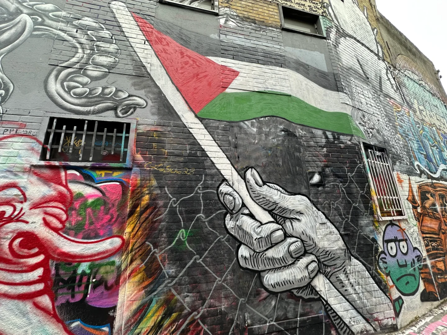 Graffitistraat Gante