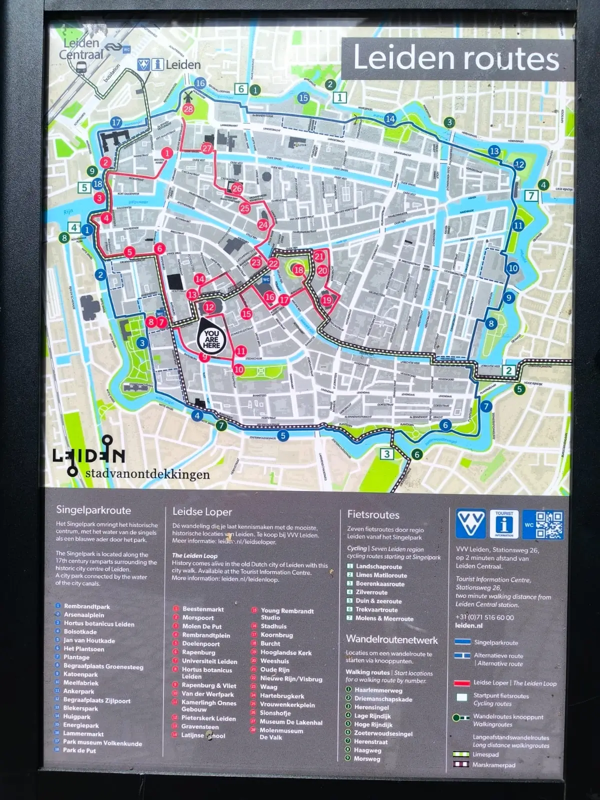 rutas por Leiden